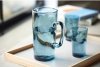 Lyngby Glass VIENNA Szklanki Wysokie 400 ml 4 Szt. / Niebieskie