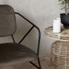House Doctor KLEVER Krzesło Lounge Chair - Brązowe