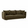Bloomingville AUSTIN Sofa Tapicerowana / Ciemnozielona