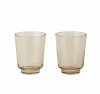 Muuto RAISE Szklanki do Wody 300 ml 2 Szt. Musztardowe