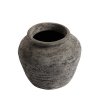 Muubs MELANCHOLIA Wazon Dekoracyjny z Terakoty 30 cm / Czarny