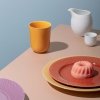 Lyngby Porcelain RHOMBE COLOR Miska 11 cm Różowa