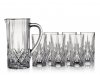Lyngby Glass MELODIA Dzbanek + Kryształowe Szklanki 360 ml 6 Szt.