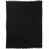 AYTM - CONTRA Pled - Narzuta 170x130 cm Czarna