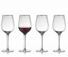 Lyngby Glass PALERMO Kieliszki do Czerwonego Wina 400 ml 4 Szt. Złote