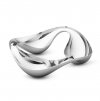 Georg Jensen COBRA Stalowa Misa do Przekąsek / Srebrna Polerowana