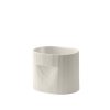 Muuto RIDGE Ceramiczna Doniczka do Kwiatów 15 cm / Biała