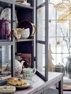 Bloomingville TONE Szafka Ścienna Przeszklona / Zielona