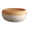 Emile Henry NATURAL Duża Misa na Owoce i Warzywa 35,8 cm / Kremowa