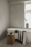 Kristina dam studio SIMPLE Stołek Drewniany 36 cm / Czarny Dąb