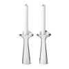 Georg Jensen BLOOM Świecznik Stalowy 2 Szt.
