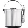Oxo STEEL Pojemnik - Wiaderko ze Szczypcami na Lód / Srebrny