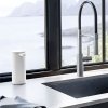 simplehuman SENSOR Stalowy Automatyczny Dozownik do Mydła, Płynu, Żelu Antybakteryjnego - Akumulatorowy 414 ml / Biały