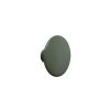 Muuto DOTS Wieszak Drewniany XS - 6.5 cm Ciemnozielony Dark Green