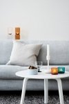 Iittala NAPPULA Świecznik Niski / Czarny