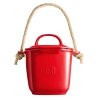 Emile Henry Kompostownik Ceramiczny 3,9 l / Czerwony