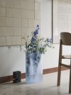 Muuto RIDGE Szklany Wazon do Kwiatów 35 cm / Biały Szroniony