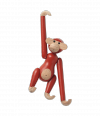 Kay Bojesen MONKEY Małpka Drewniana Mini - Czerwona / Edycja Limitowana