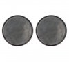 Villa Collection FJORD Talerz Płaski 20,8 cm 2 Szt. Czarny Metaliczny