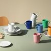 Lyngby Porcelain RHOMBE COLOR Kubek z Uchem 330 ml Zielony