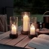 Stelton HURRICANE Lampion - Świecznik 29 cm Czarny