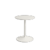 Muuto SOFT SIDE Stolik Okrągły 48 cm Biały / Blat 41 cm Linoleum