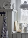 Bloomingville WENDY Kubek 330 ml Biały z Napisem / Coffee Obsessed