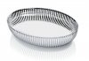Alessi PCH06 Owalny Kosz na Owoce lub Pieczywo / Srebrny