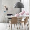 Muuto NERD Krzesło Drewniane - Żółte Sand Yellow