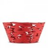 Alessi BARKET Misa - Kosz na Owoce 21 cm Czerwony