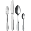 Georg Jensen MITRA Zestaw Sztućców 24 El. / Srebrne Matowe