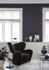 by Lassen TWIN 35 Stolik z Dwustronnym Blatem - Czarny / Blat Czarny i Miedziany