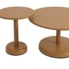 Muuto LINEAR OUTDOOR Stalowy Stolik Kawowy Ogrodowy 70 cm Zewnętrzny / Niebieski