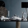 Georg Jensen COBRA Stalowa Patera Dekoracyjna 50 cm / Srebrna Polerowana