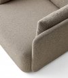 Menu OFFSET Sofa Pojedyncza - Tkanina Kvadrat Odcień Beżowy