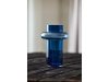 Lyngby Glass TUBE Wazon do Kwiatów 25 cm Granatowy