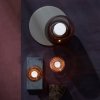Holmegaard FLOW Świecznik Tealight - Przezroczysty
