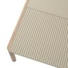 Muuto COUPLE Stolik Kawowy z Ceramicznym Blatem 84x80 cm / Jasny Dąb - Blat Gładki Piaskowy Sand