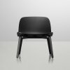 Muuto VISU LOUNGE Krzesło Drewniane Tapicerowane - Szare