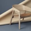 Muuto COVER LOUNGE Krzesło Drewniane - Czarne