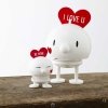 Hoptimist BIMBLE Figurka Optymisty z Serduszkiem S Biały - I Love U