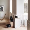 Georg Jensen SGJ Misa Dekoracyjna Drewniana na Stalowej Podstawie - Duża