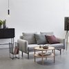 Hübsch NORDIC Komoda 100 cm Czarna / Złote Uchwyty
