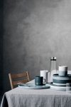 Blomus PILAR Filiżanka ze Spodkiem do Herbaty 170 ml 2 Szt. Szara Mirage Grey