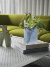 Muuto RIDGE Szklany Wazon do Kwiatów 48 cm / Biały Szroniony