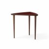 Audo UMANOFF Stolik Pomocniczy / Orzech - Blat Laminat Burgundowy