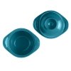 Emile Henry KITCHEN Ceramiczne Naczynie do Zapiekania i Serwowania Jajek 300 ml / Morski