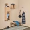 Andersen Furniture CONTRAST Dębowy Wieszak Ścienny 5 cm 2 Szt. / Beżowy