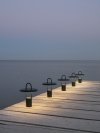 Stelton PIER Bezprzewodowa Lampa LED 25 cm / Czarna