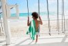 Dock & Bay CABANA Szybkoschnący Ręcznik Plażowy 160x90 cm / Cancun Green